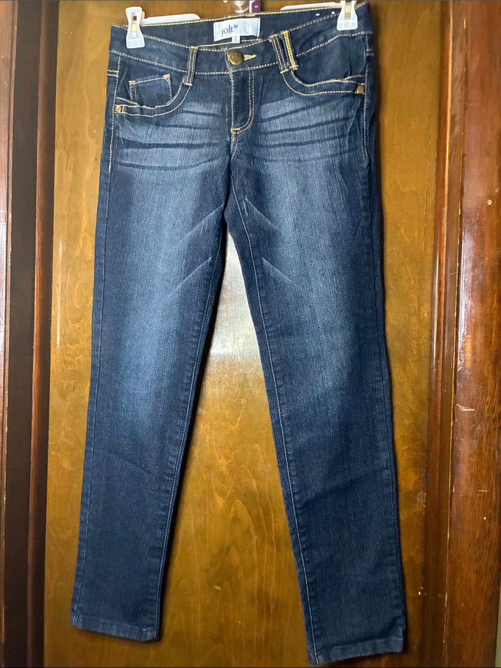 Jolt Women's Dark Indigo Stretch Skinny Jeans